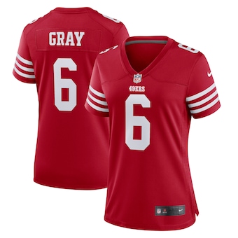 womens nike danny gray scarlet san francisco 49ers game play